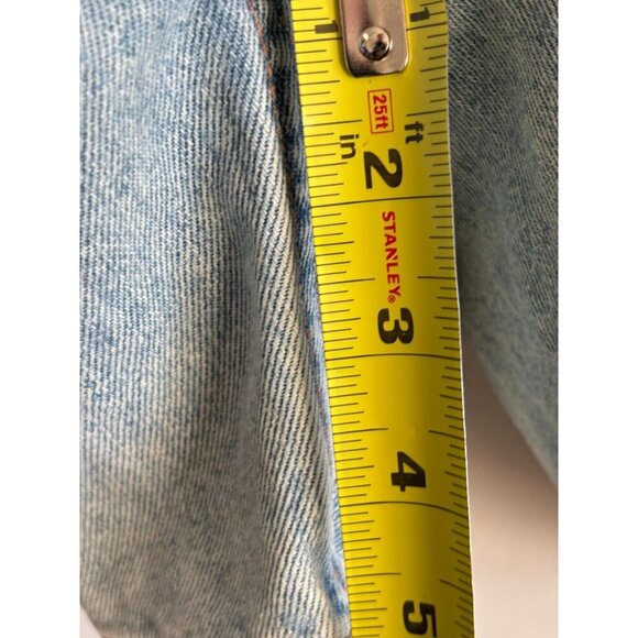 Levi's Pride Liberation Womens Bib Overalls Shortalls Romper Denim Blue Sz L - Picture 16 of 16